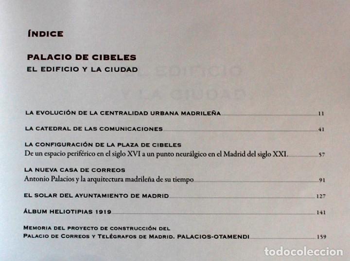 Libros de segunda mano: Palacio de Cibeles. Madrid. 2 Vols. VV. AA. El edificio y la ciudad - Foto 8