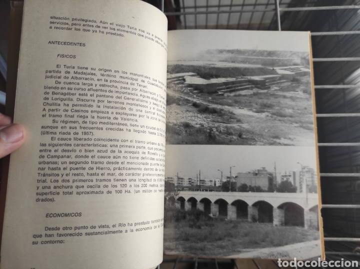 Libros de segunda mano: Libro El R&iacute;o Turia Problem&aacute;tica del Viejo Cauce - 1975 - - Foto 5