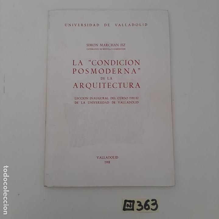 Libros de segunda mano: la condici&oacute;n posmoderna de la Arquitectura - Foto 1