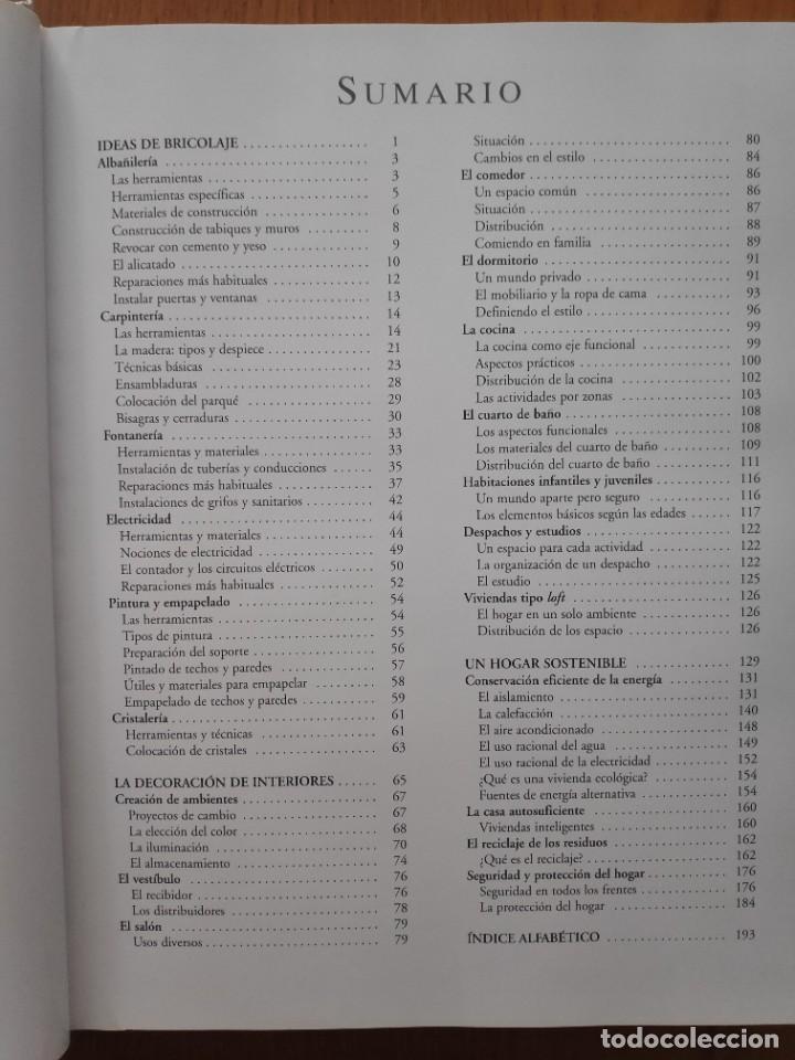 Libros de segunda mano: El gran libro del hogar Ideas de bricolaje y decoraci&oacute;n Ediciones Rueda - Foto 5