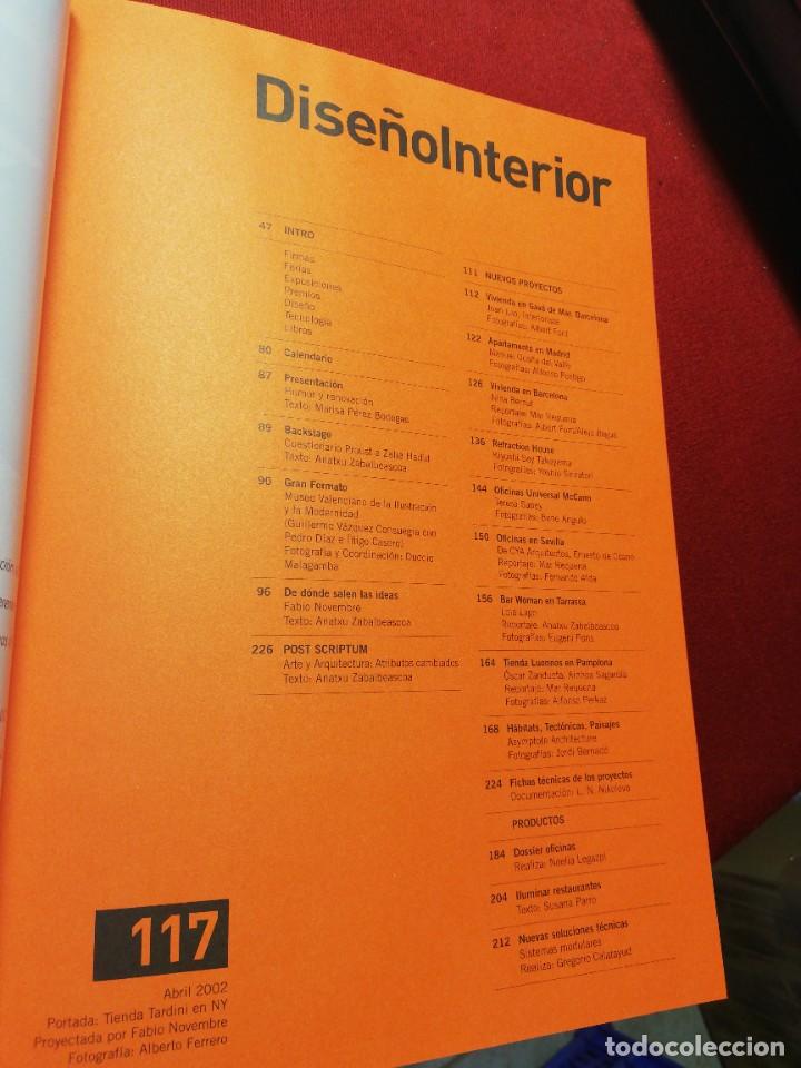 Libros de segunda mano: Dise&ntilde;o Interior. N 117. Abril 2002 - Foto 2