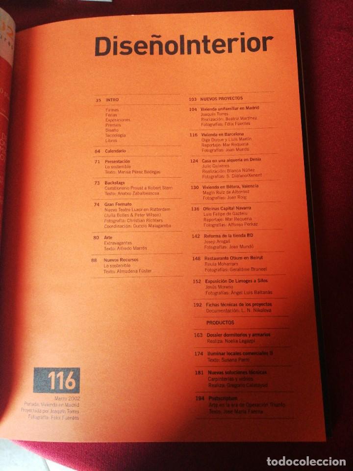Libros de segunda mano: Dise&ntilde;o Interior. N 116. Marzo 2002 - Foto 2