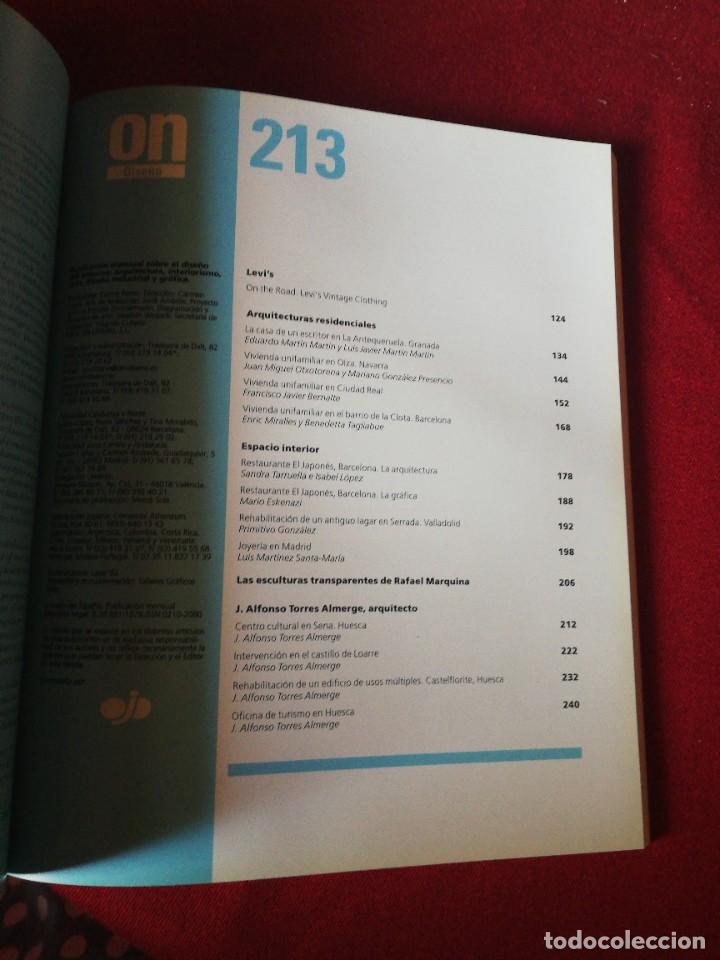 Libros de segunda mano: On Dise&ntilde;o. 213 - Foto 2