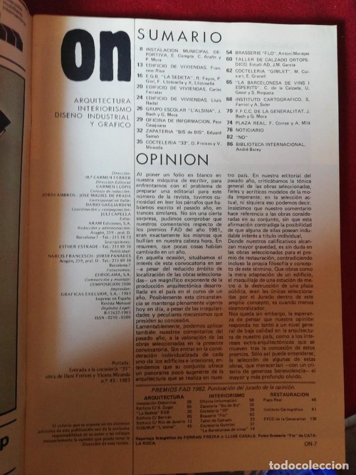 Libros de segunda mano: On Dise&ntilde;o. 43 - Foto 2