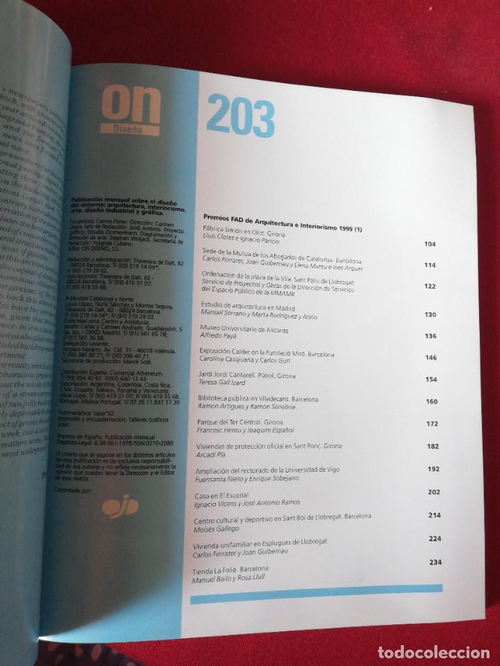 Libros de segunda mano: On Dise&ntilde;o. 203 - Foto 2