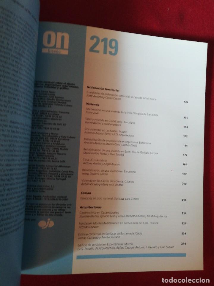 Libros de segunda mano: On Dise&ntilde;o. 219 - Foto 2