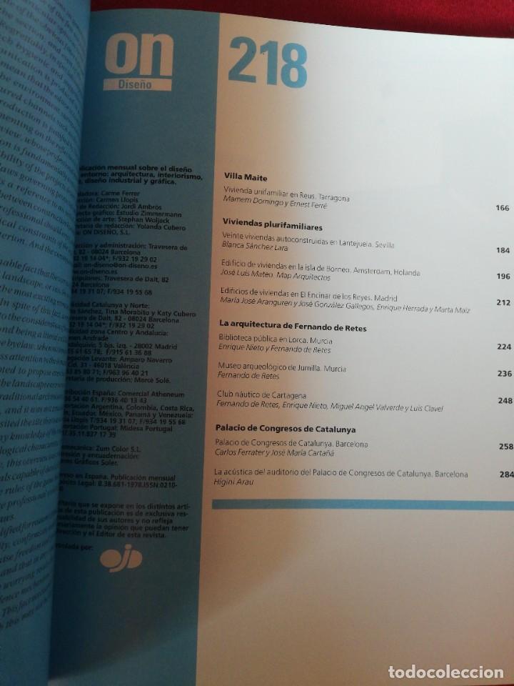 Libros de segunda mano: On Dise&ntilde;o. 218 - Foto 2