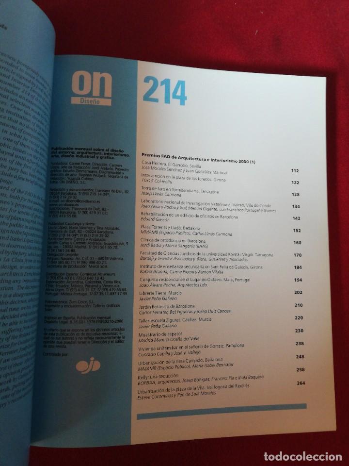 Libros de segunda mano: On Dise&ntilde;o. 214 - Foto 2