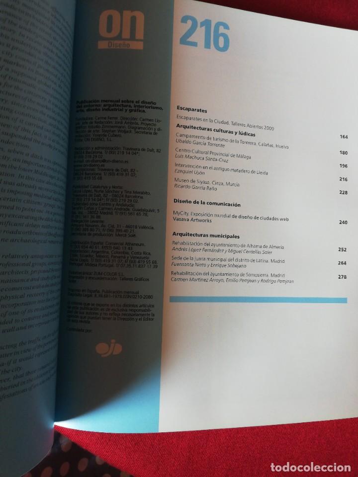 Libros de segunda mano: On Dise&ntilde;o. 216 - Foto 2