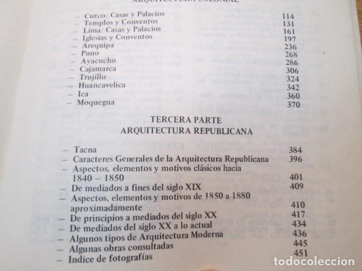 Libros de segunda mano: ARQUITECTURA PERUANA. HECTOR VELARDE. EDITORIAL STUDIUM. 1978 - Foto 17