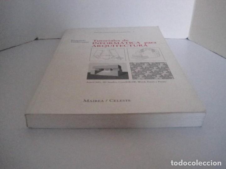Libros de segunda mano: TUTORIALES DE INFORM&Aacute;TICA PARA ARQUITECTURA. FERNANDO VALDERRAMA. AUTOCAD, 3D STUDIO, CORELDRAW. - Foto 2