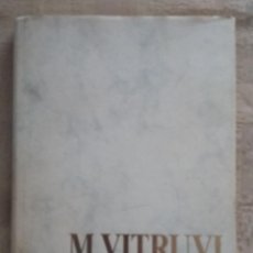 Libros de segunda mano: M. VITRUVI D'ARQUITECTURA - EDITA AGRUPACIÓ DE FABRICANTS DE CIMENTS DE CATALUNYA 1989 (EN CATALÁN). Lote 367619254