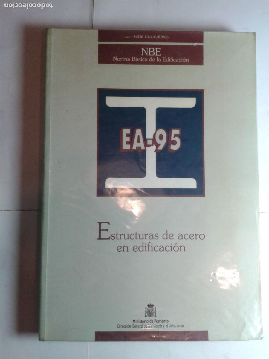 Libros de segunda mano: ESTRUCTURAS DE ACERO EN EDIFICACI&Oacute;N EA - 95 1996 MINISTERIO DE FOMENTO - Foto 1