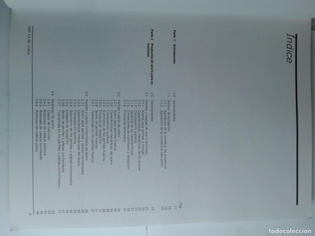 Libros de segunda mano: ESTRUCTURAS DE ACERO EN EDIFICACI&Oacute;N EA - 95 1996 MINISTERIO DE FOMENTO - Foto 2