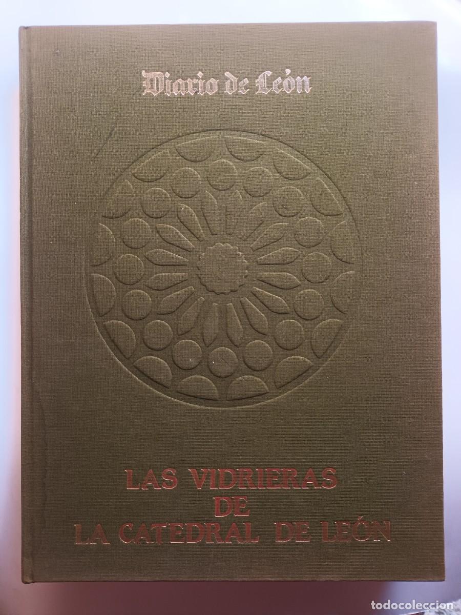 Libros de segunda mano: Las Vidrieras de la Catedral de Leon. Gran formato - - Foto 1