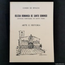 Libros de segunda mano: ⚜️ A01B. IMPECABLE. IGLESIA ROMÁNICA DE SANTO DOMINGO. RIPALDA. 1972