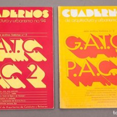 Libros de segunda mano: CUADERNOS DE ARQUITECTURA 90 Y 94 - GATCPAC - G.A.T.C.P.A.C. Lote 381835674