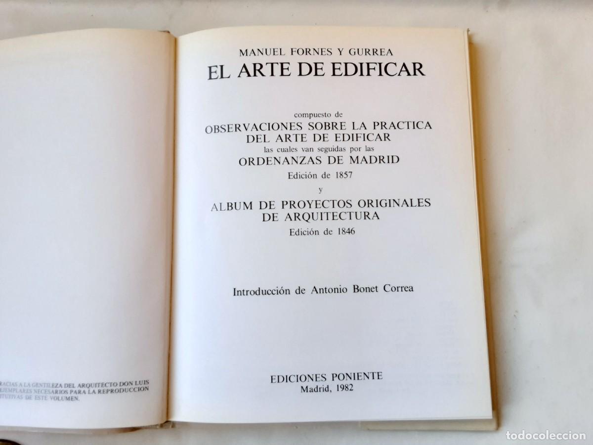 Libros de segunda mano: EL ARTE DE EDIFICAR EDICIONES PONIENTE A&Ntilde;O 1982 - Foto 9