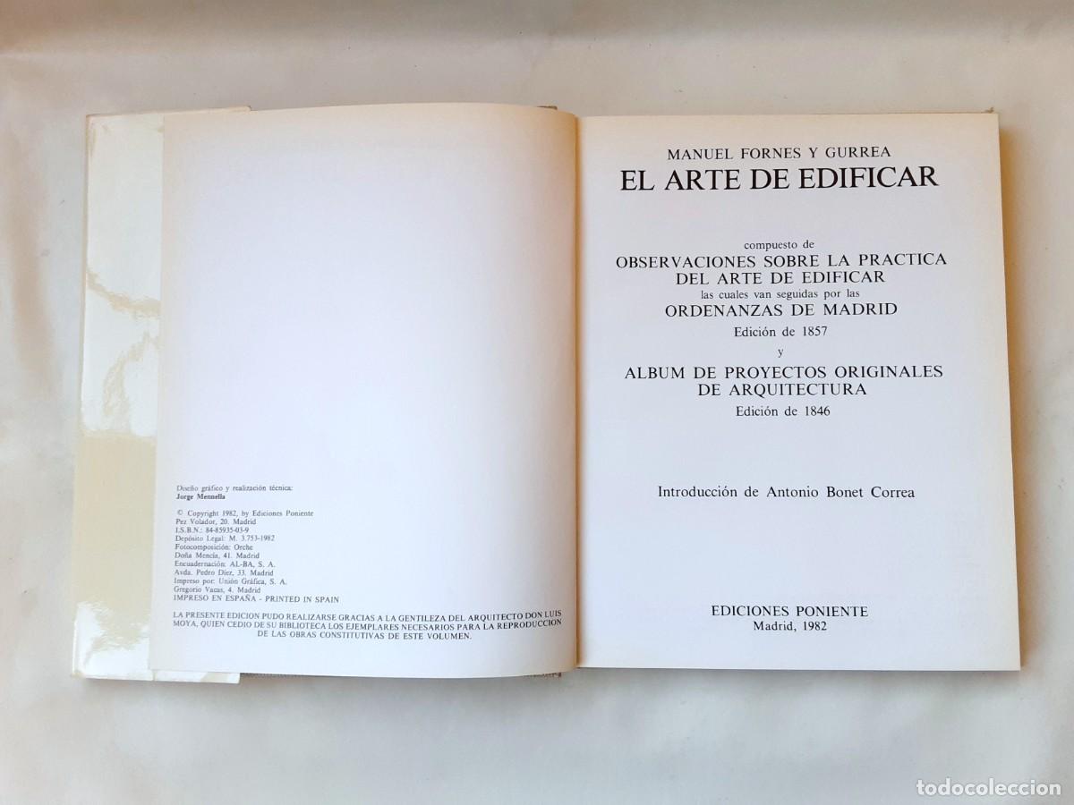 Libros de segunda mano: EL ARTE DE EDIFICAR EDICIONES PONIENTE A&Ntilde;O 1982 - Foto 10
