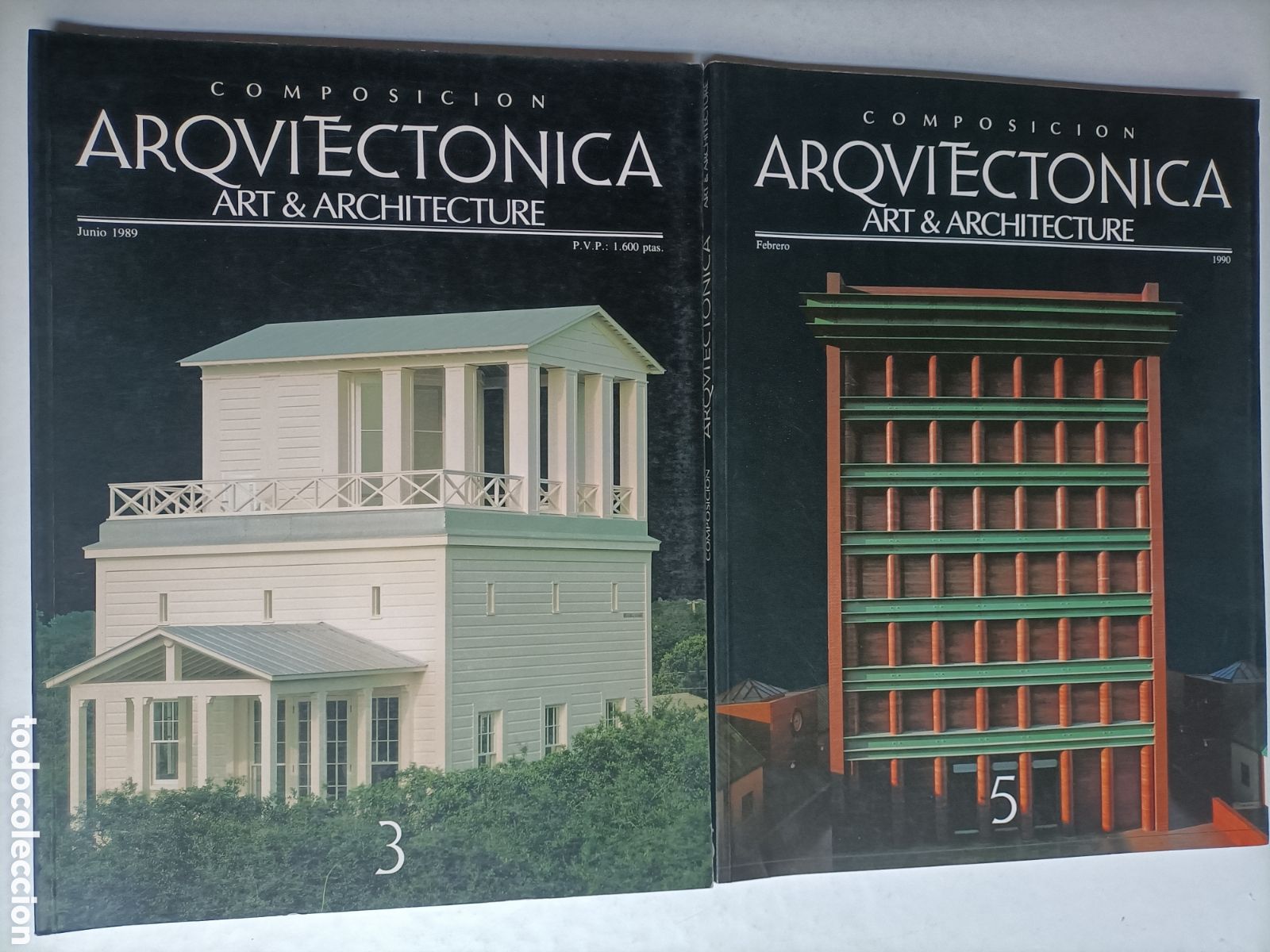 Libros de segunda mano: Composici&oacute;n Arquitect&oacute;nica Arqvitect&oacute;nica N 3 y 5 - Foto 1