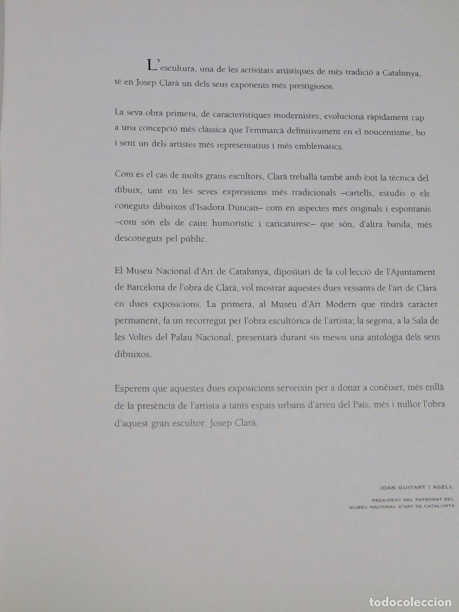 Libros de segunda mano: ESCULTOR CLAR&Agrave; - MNAC 1997 - Foto 5