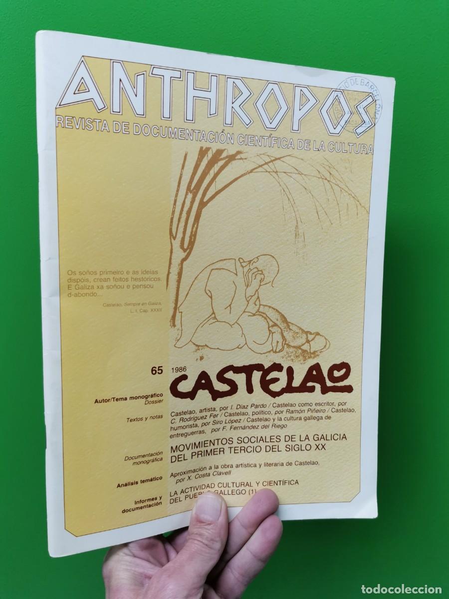 Second hand books: CASTELAO ANTHROPOS. REVISTA DOCUMENTACI&Oacute;N CIENT&Iacute;FICA DE LA CULTURA. N&ordm; 65. OCTUBRE 1986