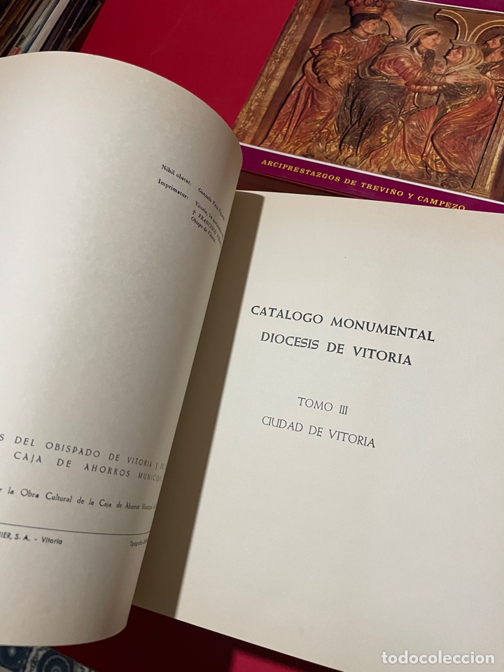 Libros de segunda mano: cat&aacute;logo monumental. di&oacute;cesis de Vitoria. - Foto 3