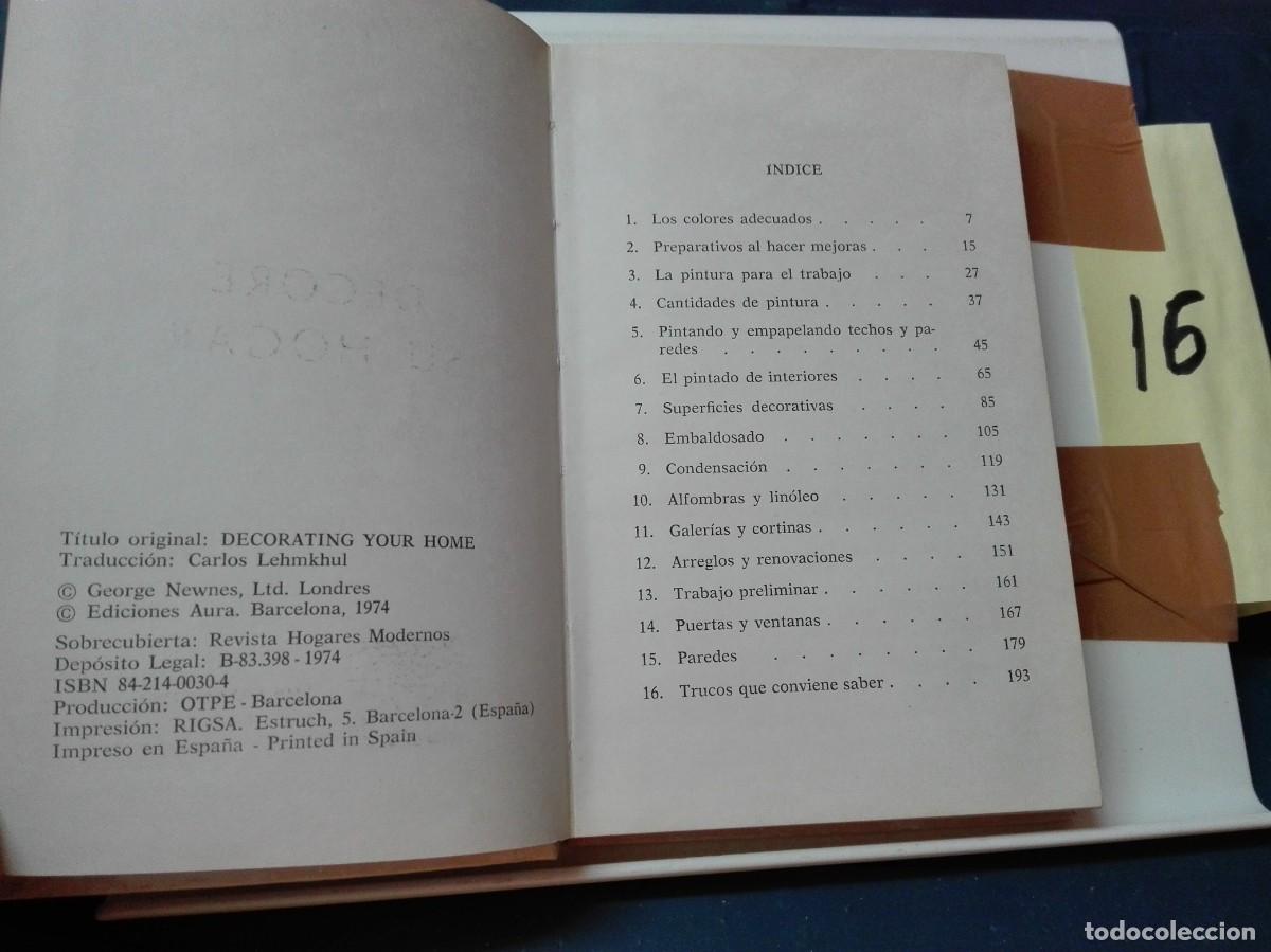 Libros de segunda mano: DECORE SU HOGAR A.T. COLLINS - Foto 4