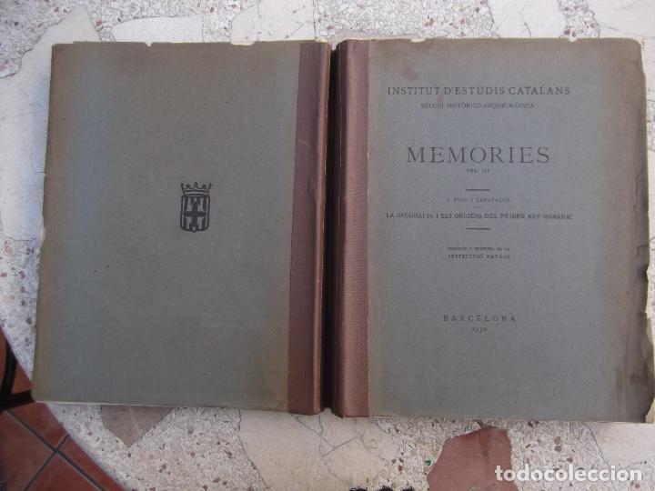 Gebrauchte B&uuml;cher: Institut d'estudis catalans, mem&ograve;ries vol-III, j, Puig Cadafalch, la geograf&iacute;a i els origens primer
