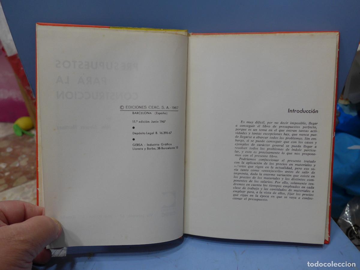 Libros de segunda mano: PRESUPUESTOS PARA LA CONSTRUCCION - CEAC - Foto 6