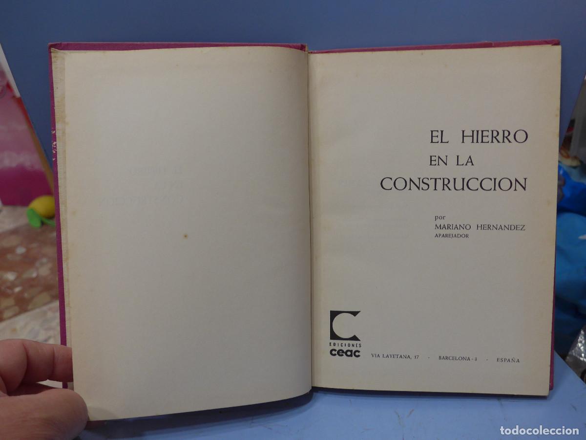 Libros de segunda mano: EL HIERRO EN LA CONSTRUCCION - CEAC - Foto 4
