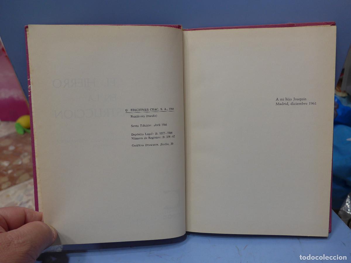Libros de segunda mano: EL HIERRO EN LA CONSTRUCCION - CEAC - Foto 5