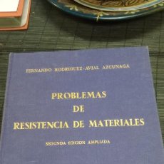 Libros de segunda mano: PROBLEMAS DE RESISTENCIA DE MATERIALES - FERNANDO RODRÍGUEZ AVIAL AZCUNAGA 2ª EDICION. Lote 396453934