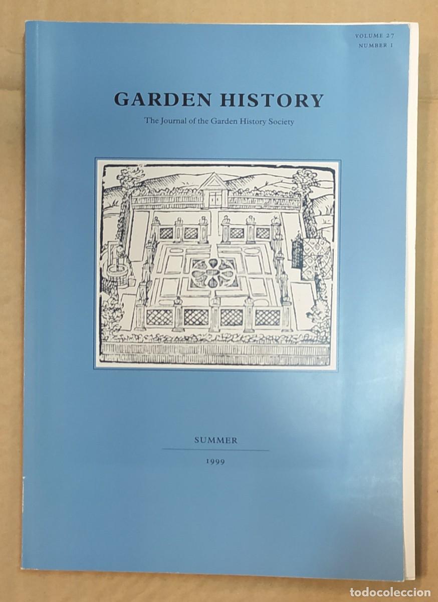 Libri di seconda mano: Garden History The Journal of the Garden History Society