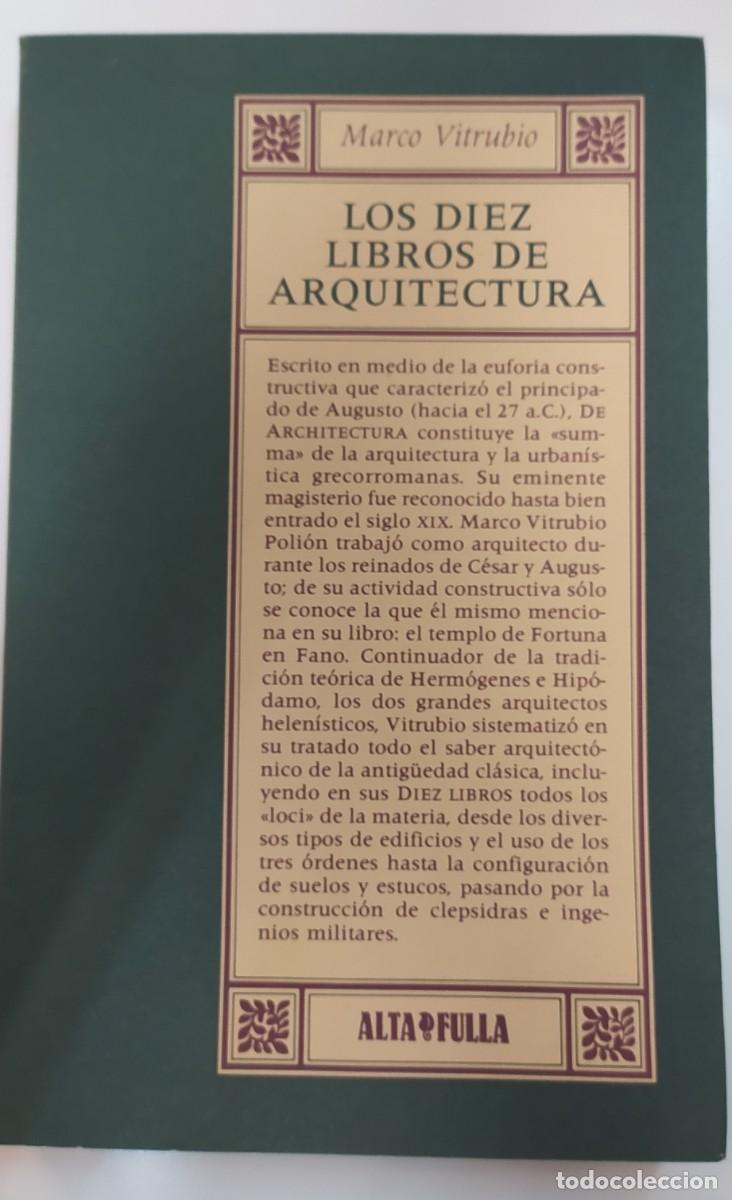 Gebrauchte B&uuml;cher: Los Diez libros de arquitectura alta fulla