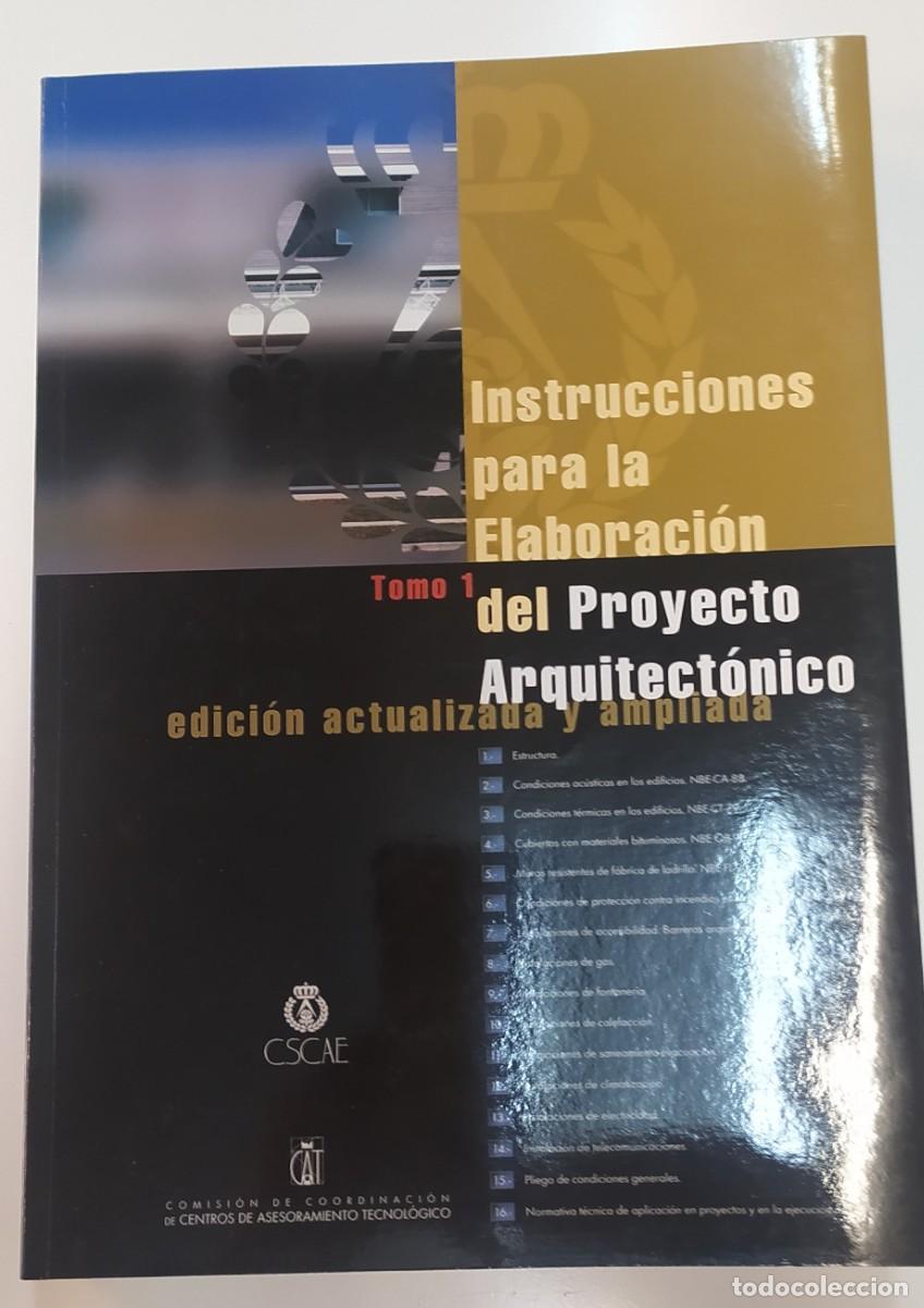 Libri di seconda mano: Instrucciones para la elavoraci&oacute;n del proyecto tomo 1 cscae
