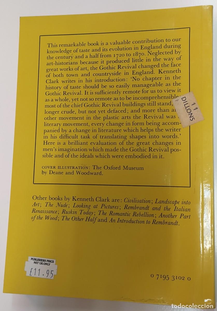 Libros de segunda mano: kenneth clark the gotical revival - Foto 2