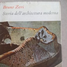 Libros de segunda mano: STORIA DELL'ARCHITETTURA MODERNA DALLE ORIGINI AL 1950. - . ZEVI BRUNO. Lote 400641329