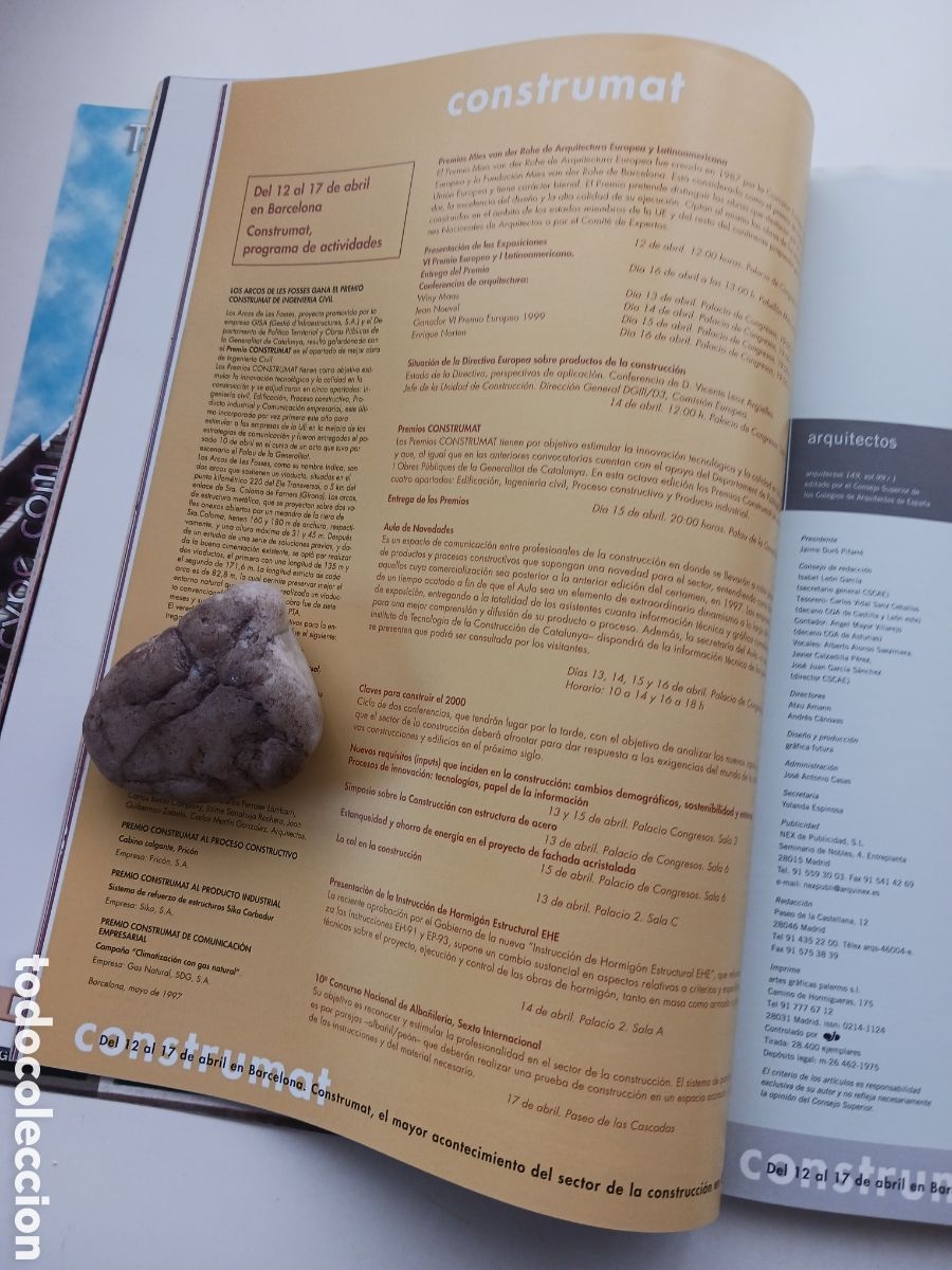 Libros de segunda mano: Arquitectos 149, Premios COACV, n&uacute;mero 99/1 - Foto 3