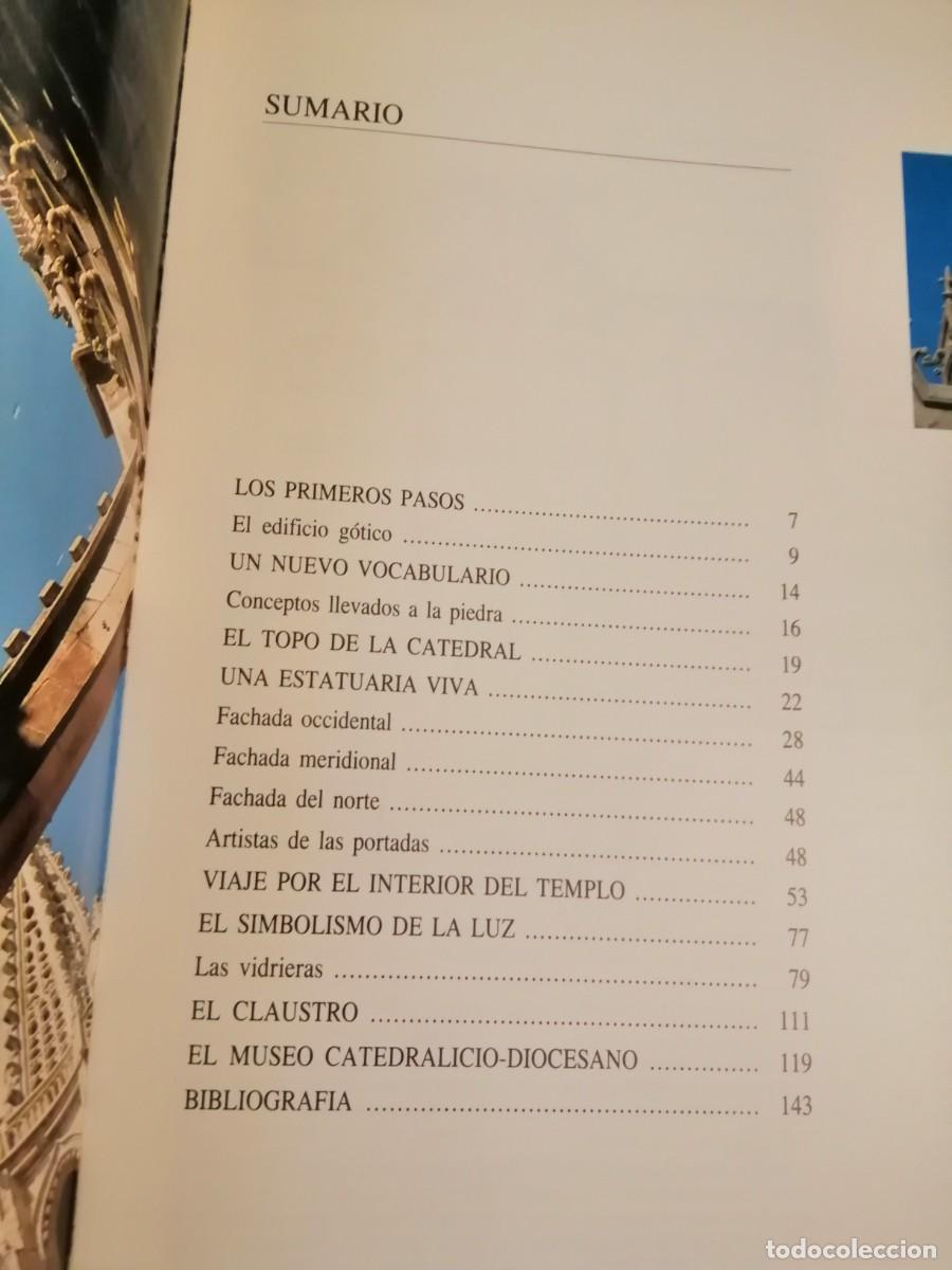 Libros de segunda mano: M&aacute;ximo G&oacute;mez Rasc&oacute;n La Catedral de Leon. Cristal y Fe - Foto 3