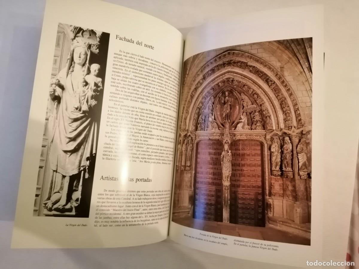 Libros de segunda mano: M&aacute;ximo G&oacute;mez Rasc&oacute;n La Catedral de Leon. Cristal y Fe - Foto 4