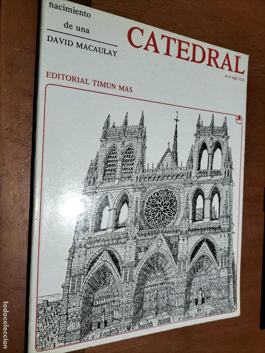 Libros de segunda mano: NACIMIENTO DE UNA CATEDRAL. DAVID MACAULAY. R&Uacute;STICA. BUEN ESTADO. e11 1