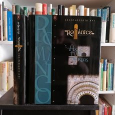 Libros de segunda mano: ENCICLOPEDIA DEL ROMÁNICO EN ASTURIAS (2 VOLÚMENES, TAPA DURA)