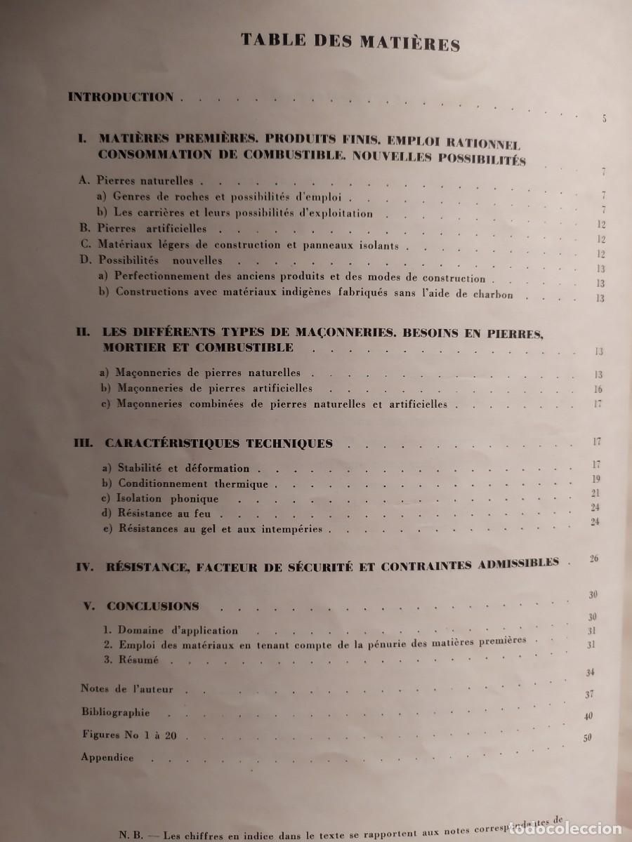 Libros de segunda mano: 1946. La construction en temps de guerre. Haller. - Foto 3
