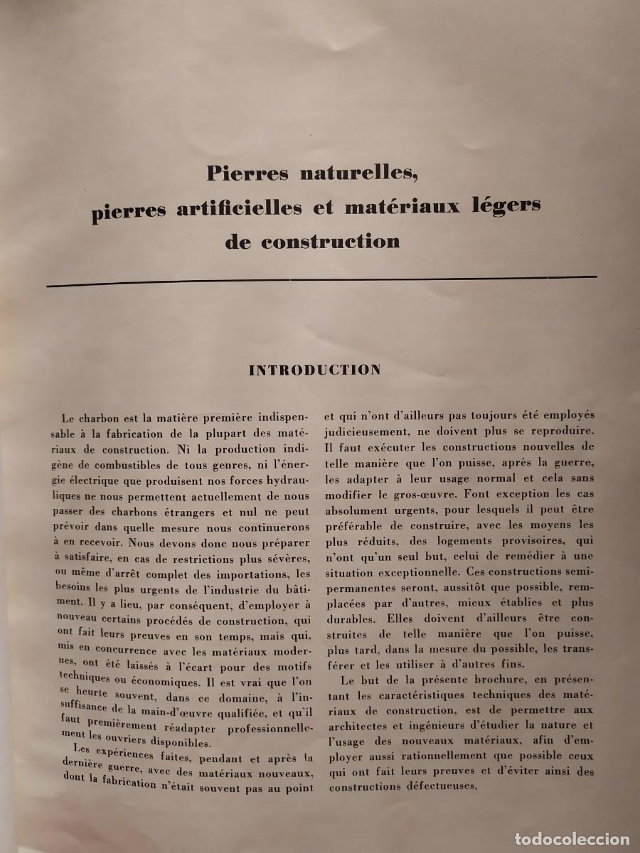 Libros de segunda mano: 1946. La construction en temps de guerre. Haller. - Foto 4