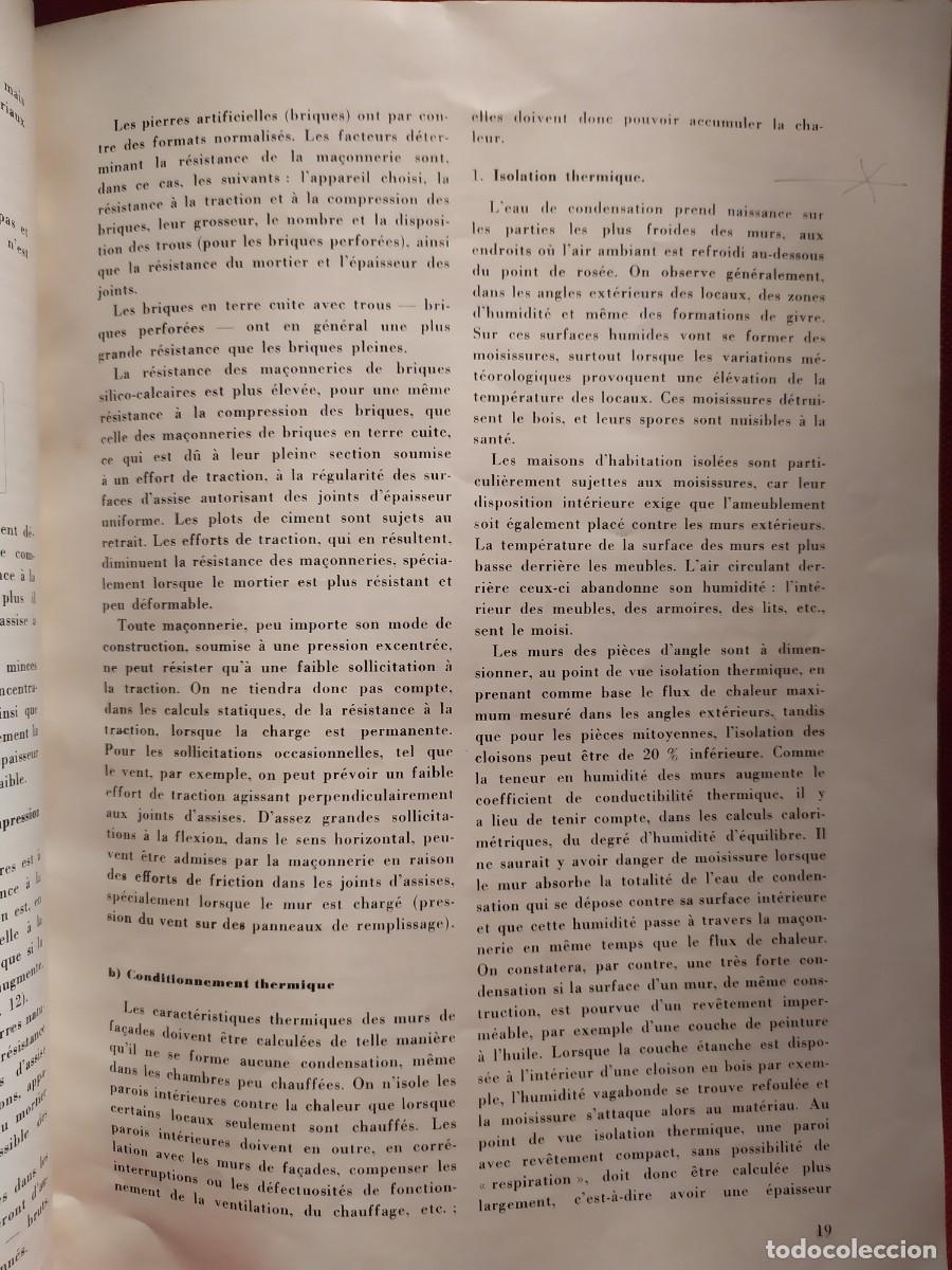Libros de segunda mano: 1946. La construction en temps de guerre. Haller. - Foto 7