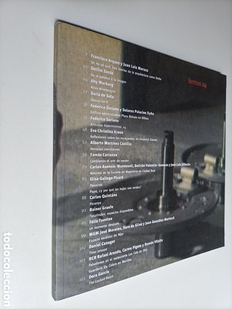 Second hand books: Formas 14. Revista del colegio de arquitectos de Ciudad Real