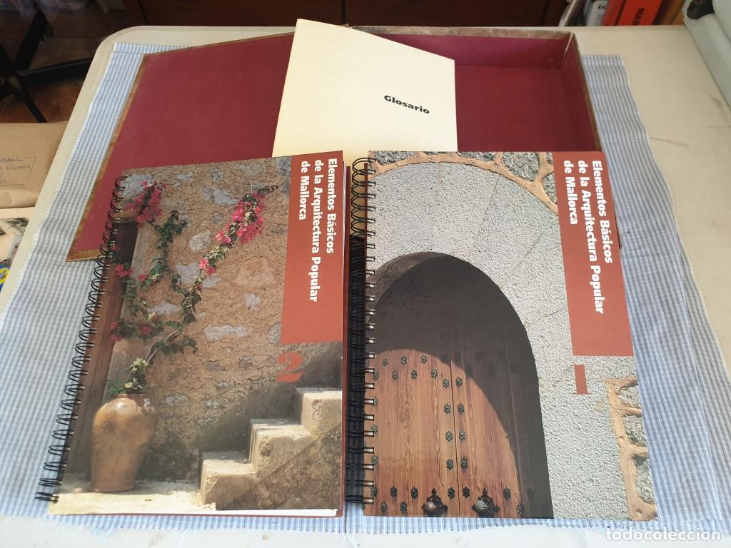 Libros de segunda mano: Elementos b&aacute;sicos de arquitectura popular de Mallorca. 2 tomos. A&ntilde;o 1991. - Foto 1