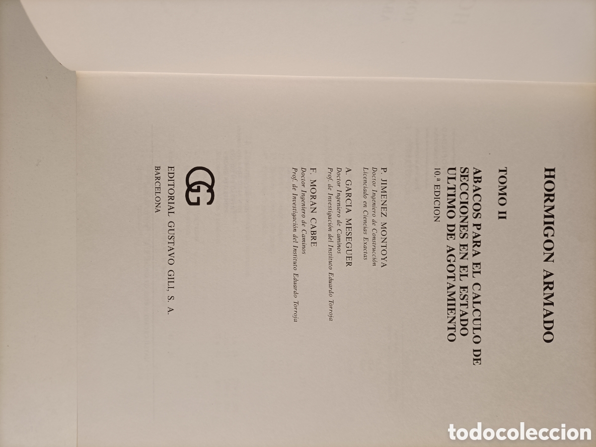 Libros de segunda mano: Hormig&oacute;n armado . Jim&eacute;nez Montoya . - Foto 11