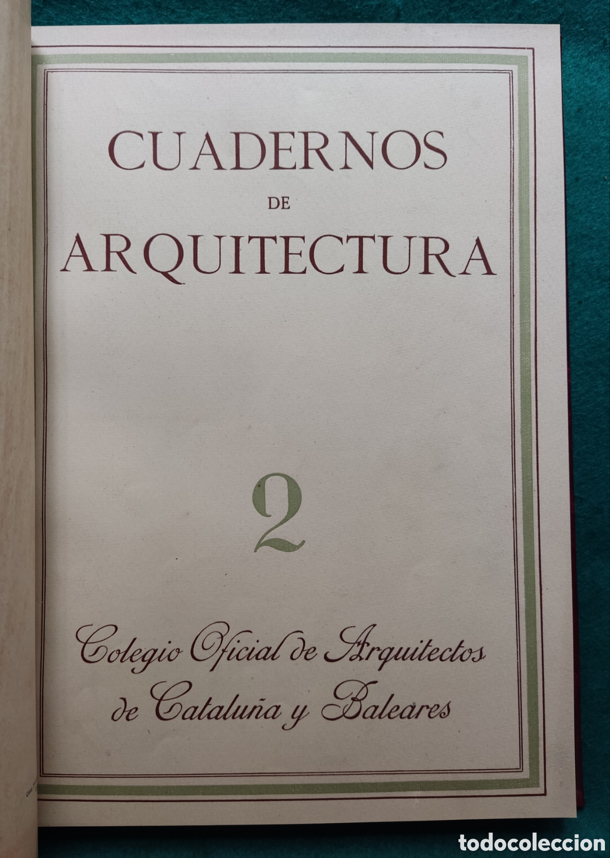 Libros de segunda mano: CUADERNOS DE ARQUITECTURA 1945 - Foto 3